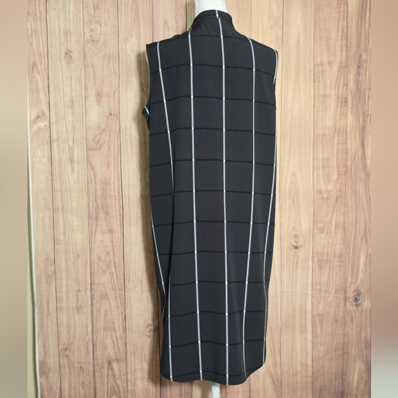 Prologue Grid Plaid Striped Sleeveless  Dress Size Small - Picture 6 of 10